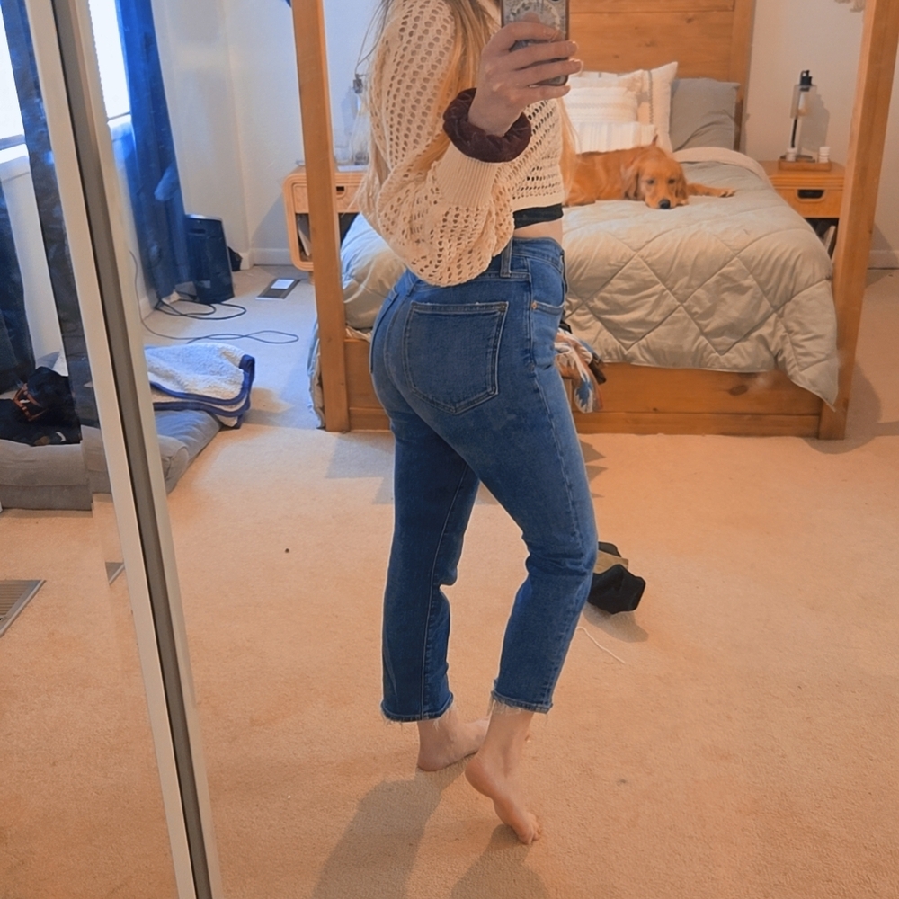 {Madewell} Straight Leg Ankle Jeans